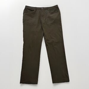 Lululemon Pants Mens Size 36 ABC Classic Warpstreme 32” Inseam Dark Olive Green